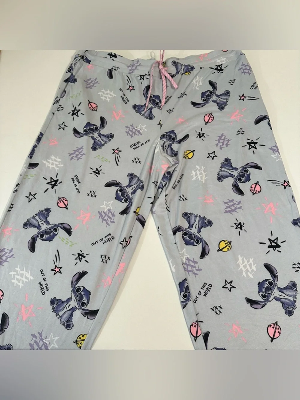 DISNEY - LILO & STITCH - WOMENS PAJAMA LOUNGEWEAR PANTS - Picture 3 of 6